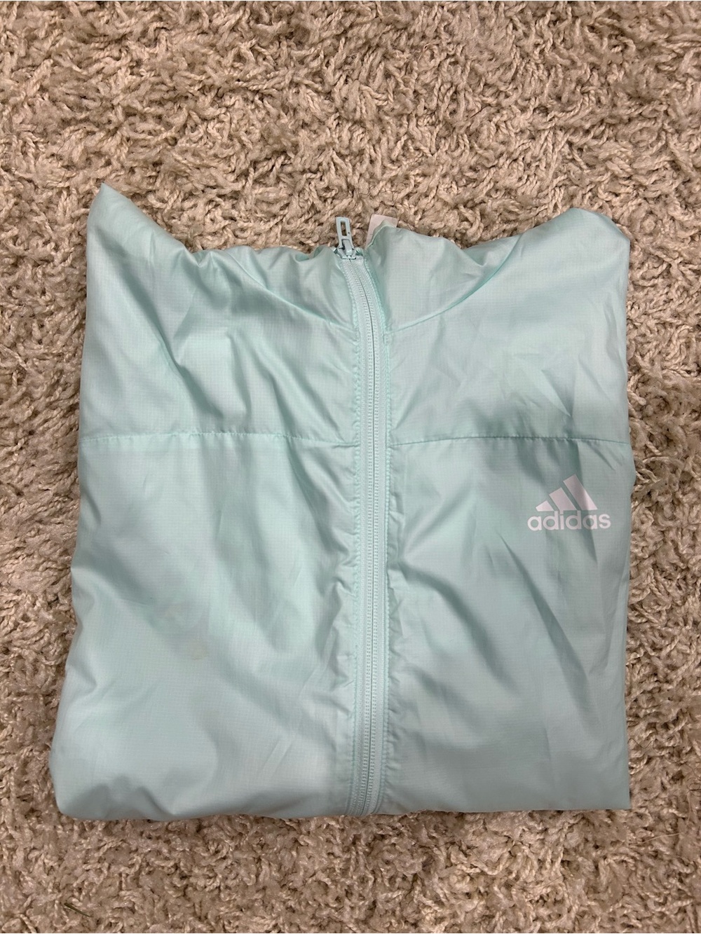 adidas Mint Green Lightweight Windbreaker